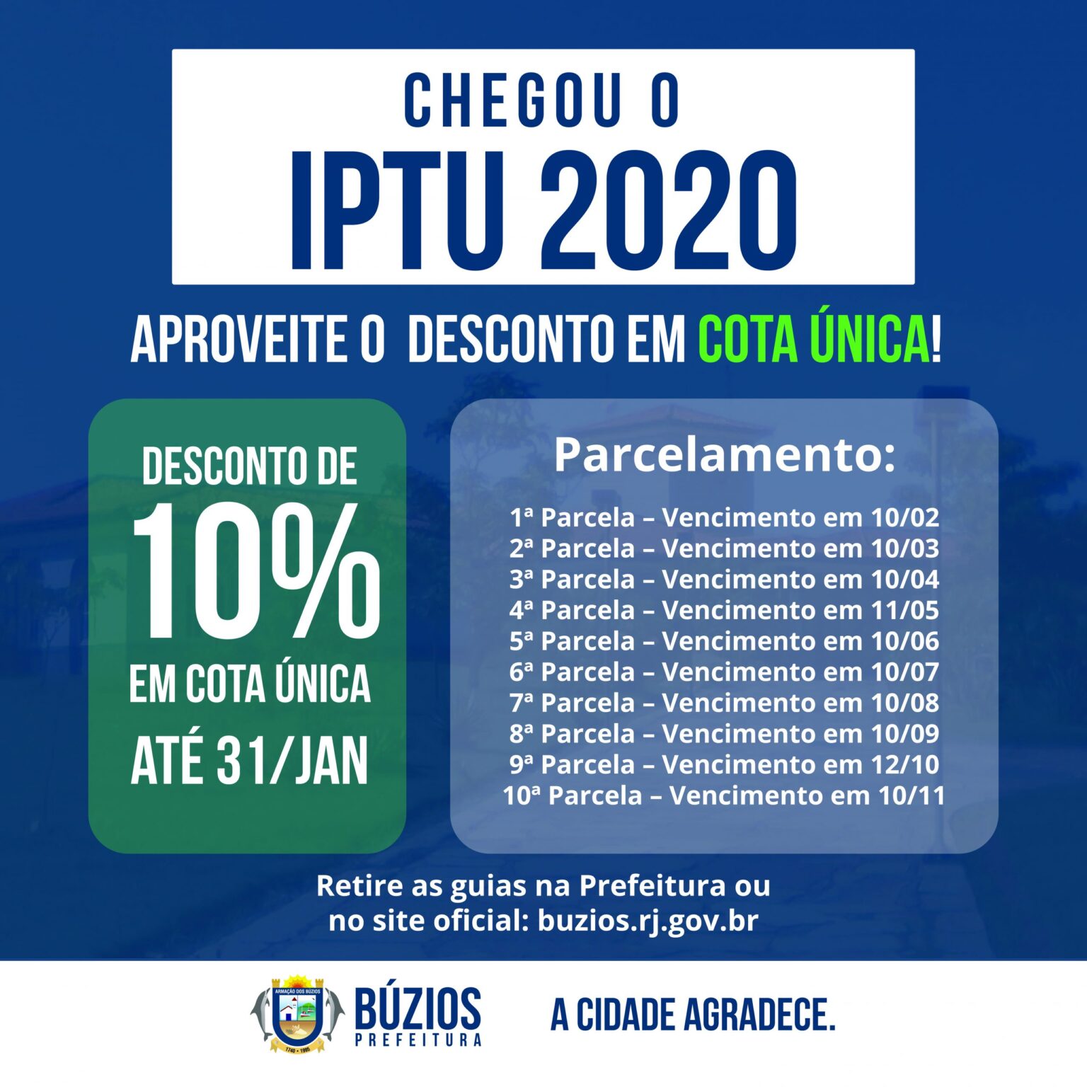 Boletim oficial búzios