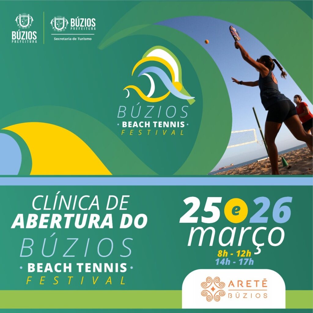 “Beach Tennis Festival” agita finais de semana em Búzios com torneio e show