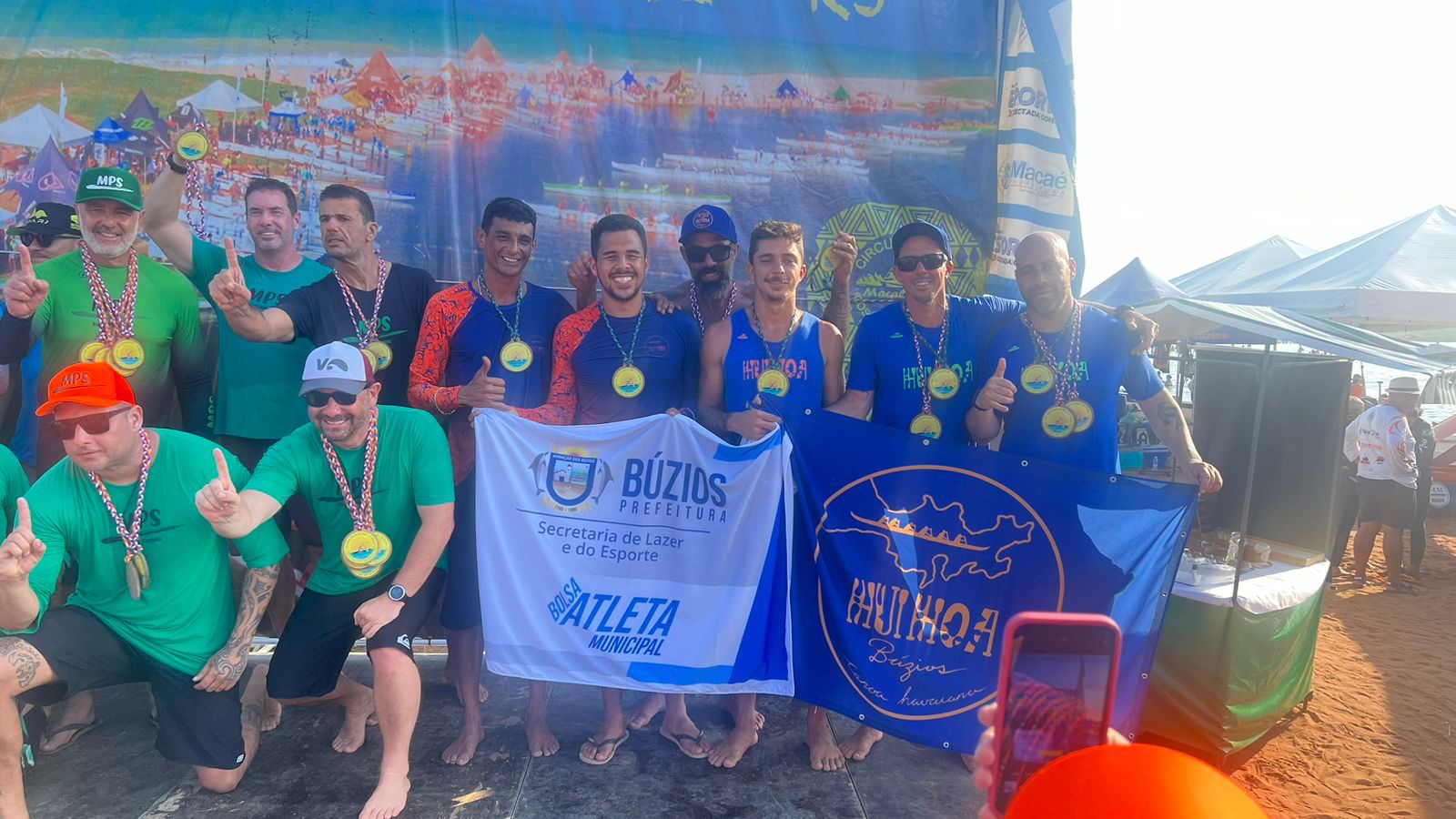 Clube de canoa havaiana de Búzios, Hui Hoa conquista vagas para o