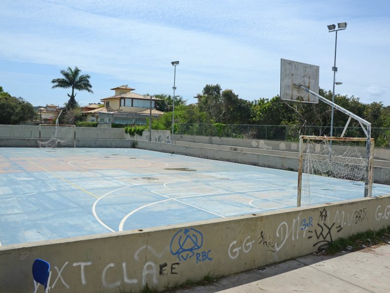 Escola Paulo freire – quadra poliesportiva Escola Paulo freire - quadra poliesportiva