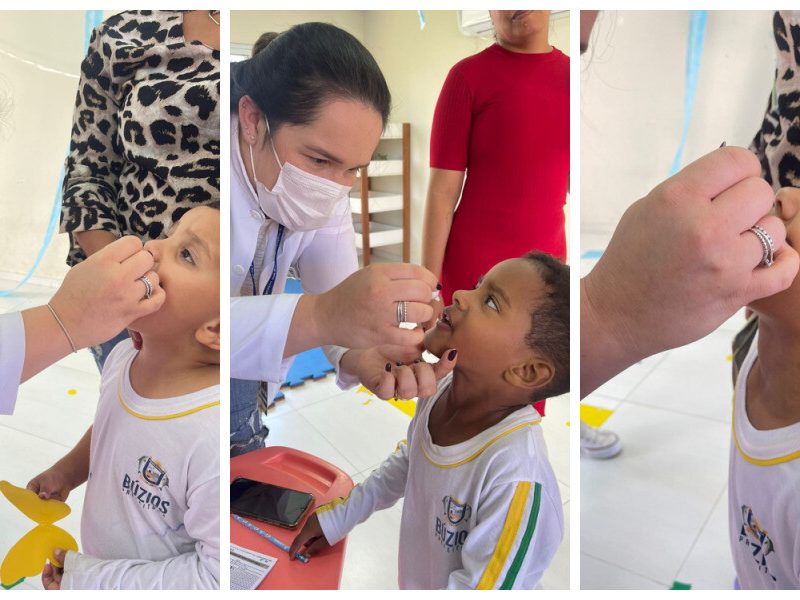 Fotos de vacinação polio