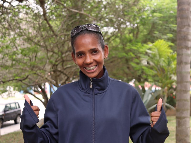 Atleta corrida Havaí