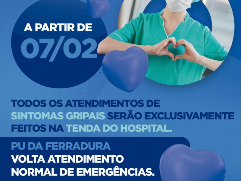 sintomas só na TENDA COVID hospital 07.02